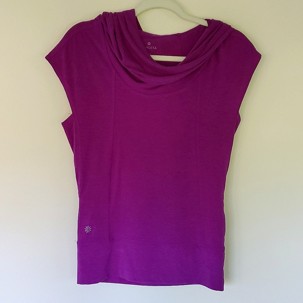 Athleta short sleeve hoodie